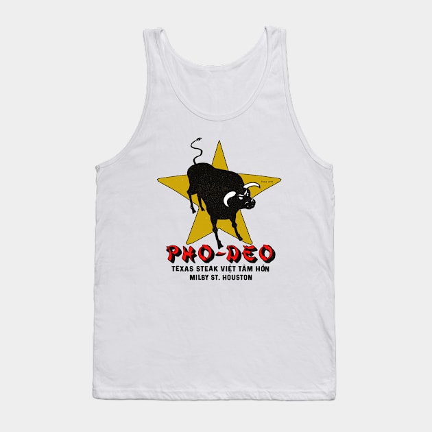 Vintage Texas Pho BBQ Tank Top by Kujo Vintage